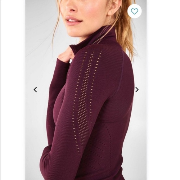 Fabletics Delta Seamless Long Sleeve Zip Jacket - Picture 3 of 4